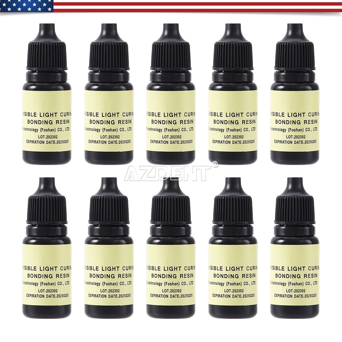 1 X Dental Etch Visible light curing Dentin Enamel Resin Bonding Adhesive