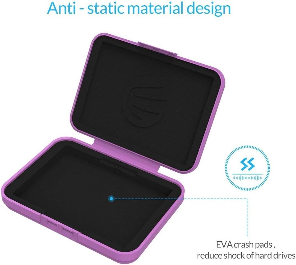Protective 3.5" Hard Drive Case 5-Pack