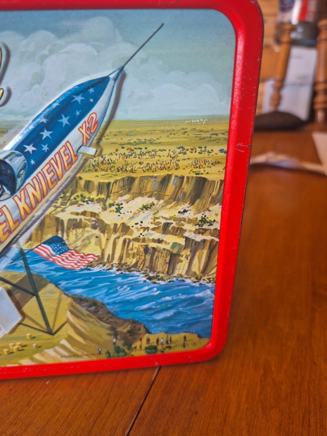 1974 evel knievel lunch box