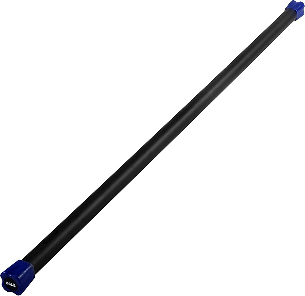 Weighted Workout Bar with Rubber Padding