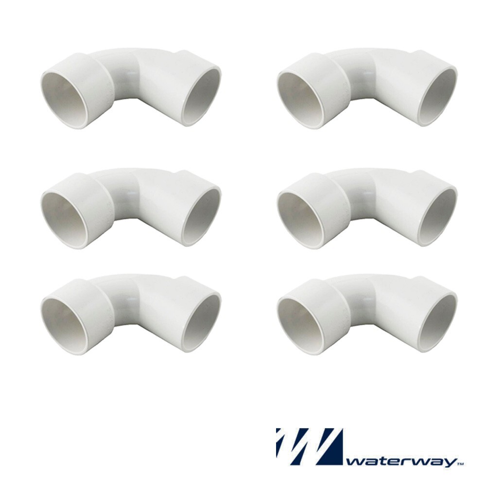 WATERWAY 2 1/2" SOCKET x 2 1/2" SOCKET SWEEP LONG 90 | 411-9150 ( 6 Pack )