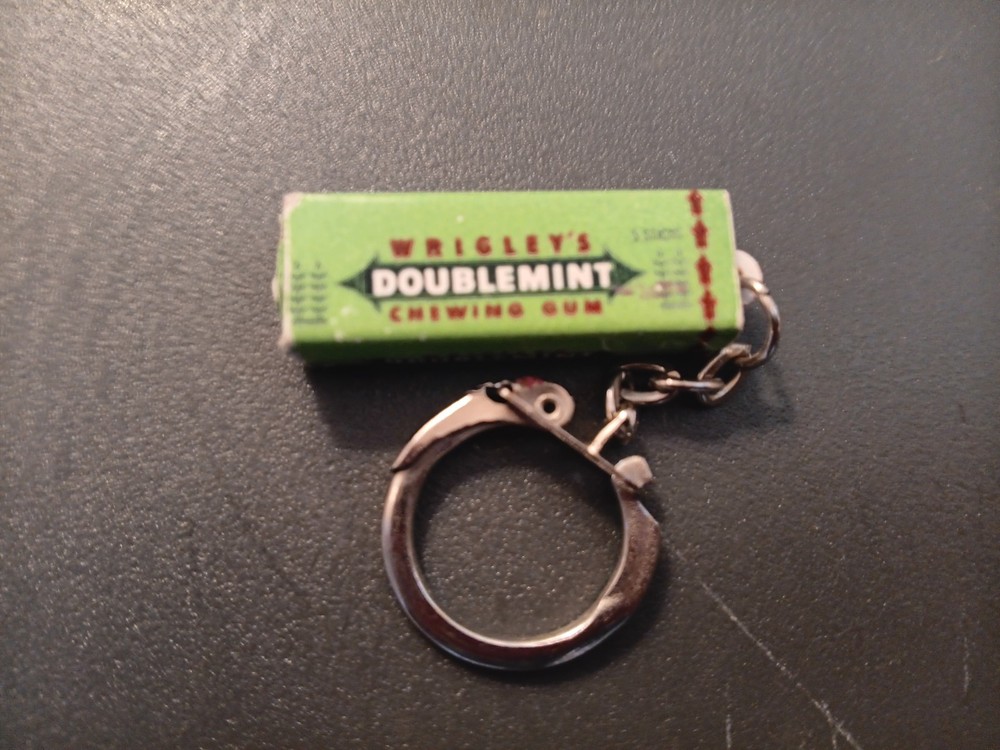 Vintage Wrigley's Double Mint Gum Keychain