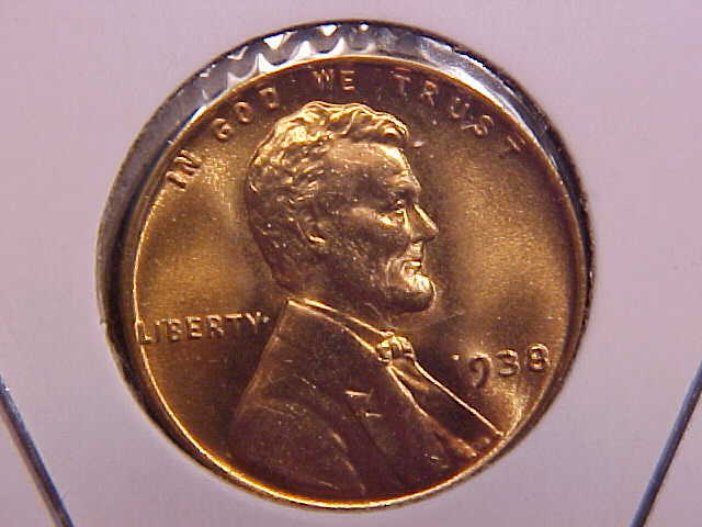 1938 LINCOLN CENT - UNC - SEE PICS! - (X324)