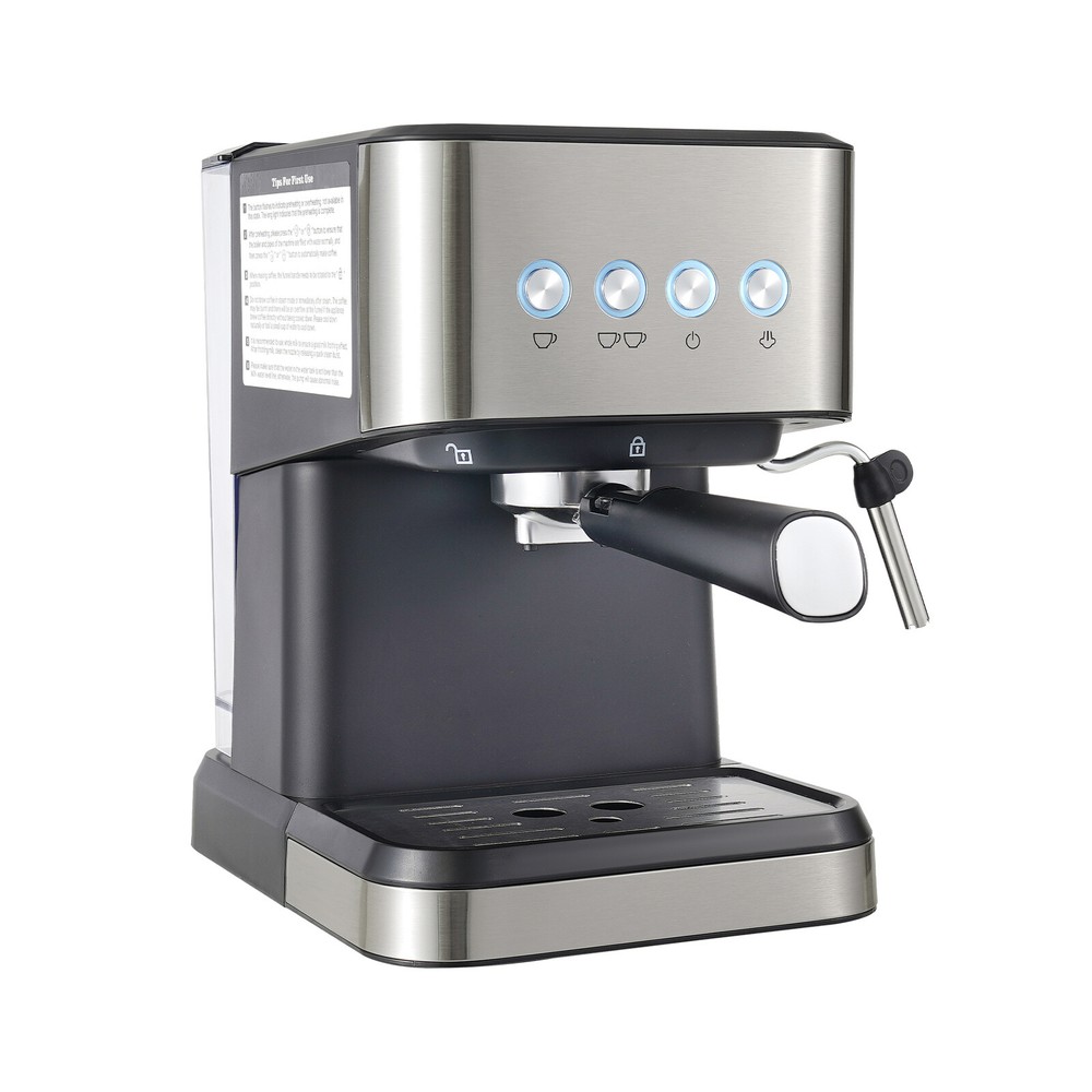 Spoon&Tamper Small Drip Coffee Machine,1.5L Semi-automatic Coffee Machine US