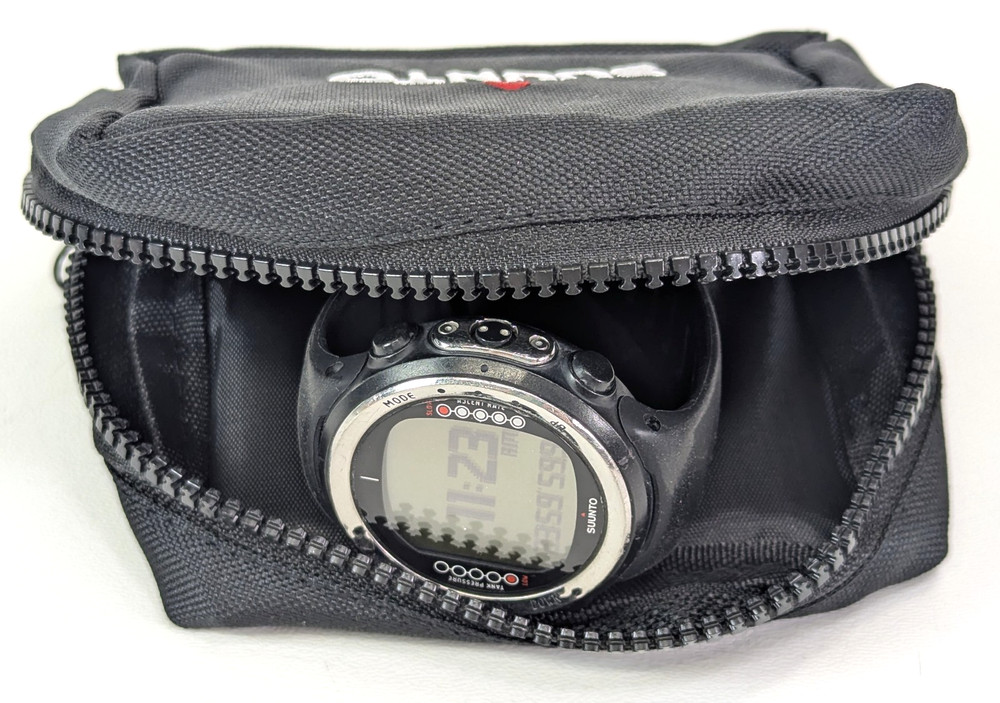 Suunto Soft Bag Padded Pouch Case Scuba Dive Computer Zippered Protector