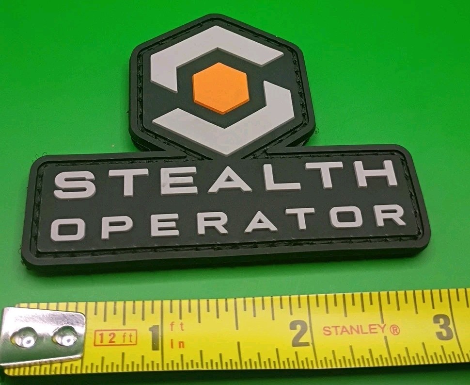 Glock, Ammunition Depot & Stealth Operator 3pc PVC Patch Set - Hook Backing NEW