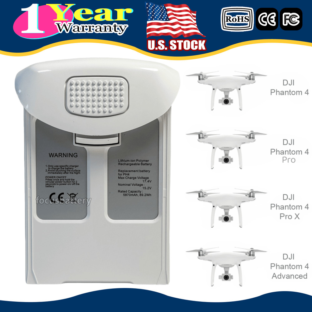 High Capacity New Phantom 4 Intelligent Flight Battery for DJI Phantom 4 Drones