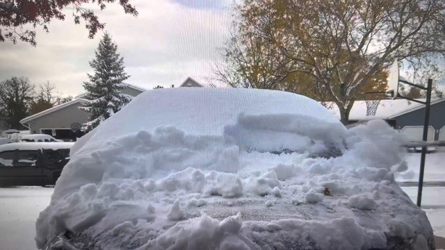 Extra Long 55.7" Ice Scraper for Car Windshield, Multi-Functional Snow Brush wit