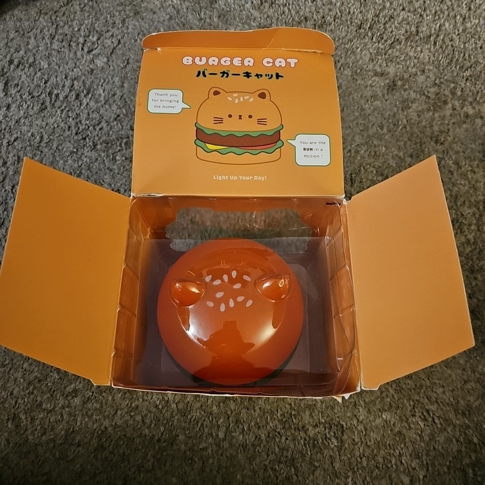 Mimicoco Warm White Moodlight BURGER CAT 🐱 Tested