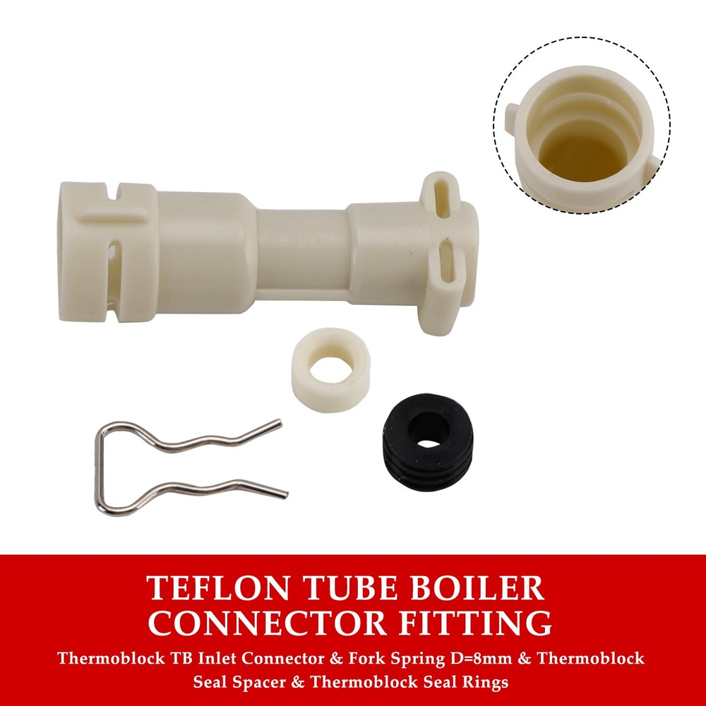 ThermoBlock Inlet Connector Kit for Philips Coffee Machine Water Heating Element