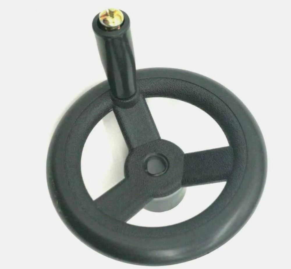 1set Milling Machine Fine Feed Black Plastic Hand Wheel + Feed Reverse Knob