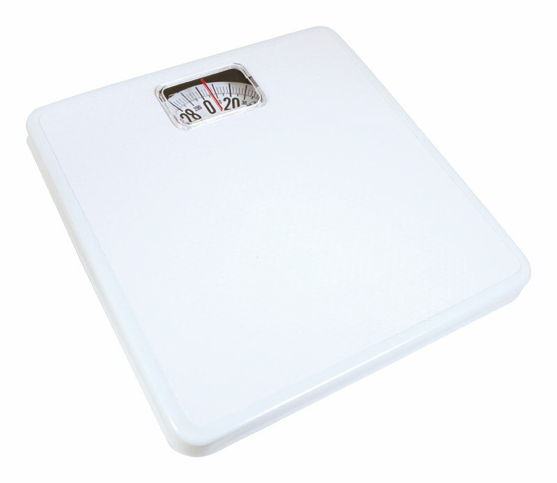 Taylor BATHROOM SCALE 300 lb. Analog White 10"x10" Accurate Easy Read 20005014T