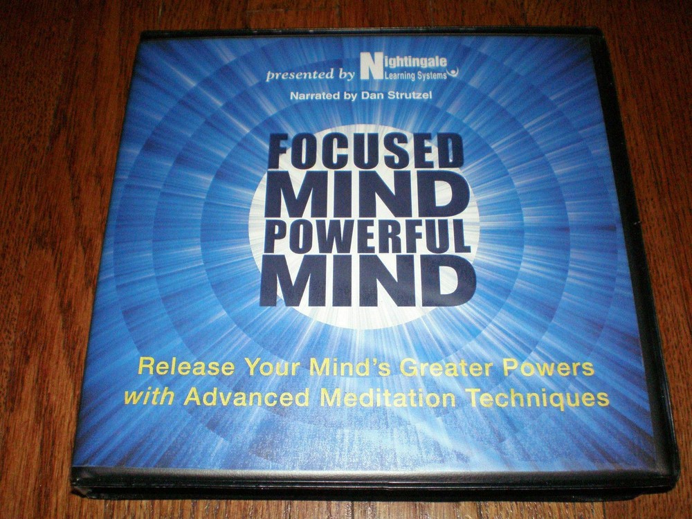 NIGHTINGALE CONANT Focused Mind Powerful Mind (9 CD Audio Set) Meditation