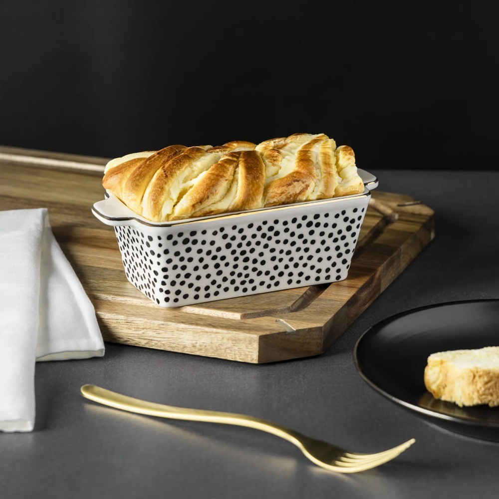 Ceramic Mini Loaf Pan 3.5 Inch Small Baking Dish for Oven Use