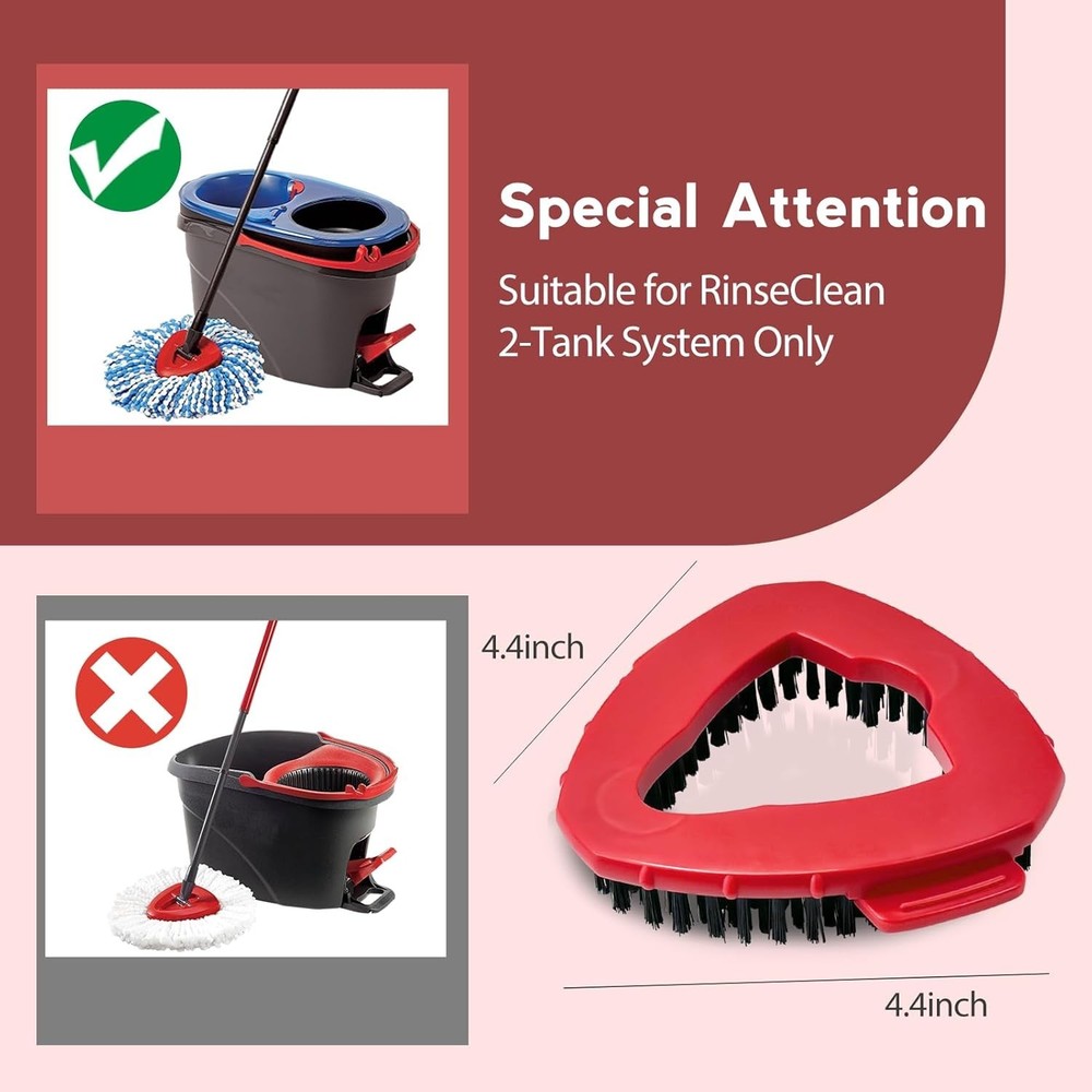 Versatile Oceda 2-Piece Scrubber Brush Set - Perfect for Kitchen, Bath & Tile