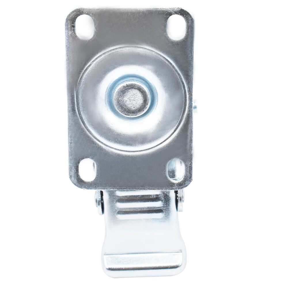 4 Pack 4" Heavy Duty Caster Set Wheels All Swivel & Brake Casters Red