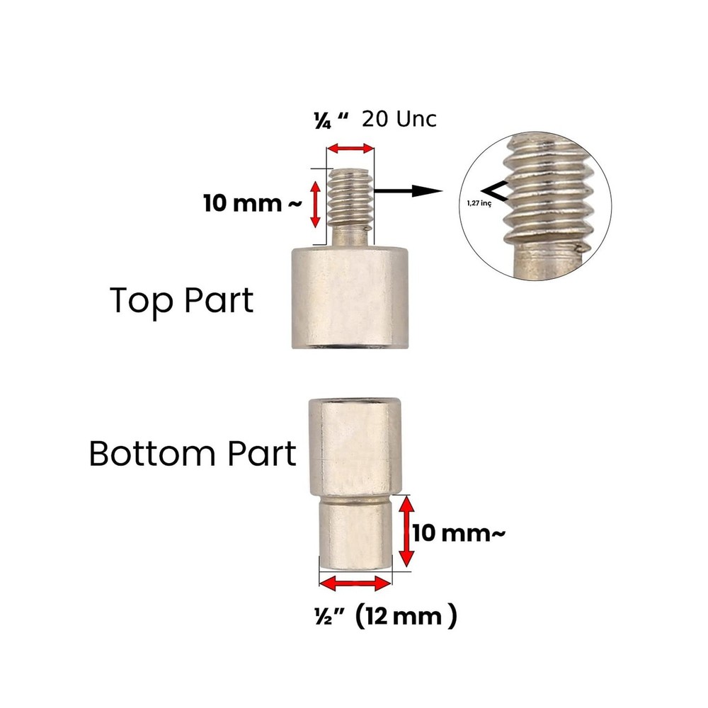 Rivet Setting DIY Kit All in One, Rivet Press Machine, 6 pcs Single and Doubl...