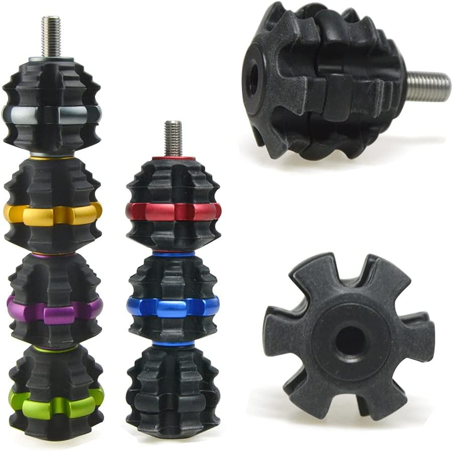 ZSHJG Archery Stackable Bow Stabilizer Ball Reduce Shock Absorber Balance Bar V