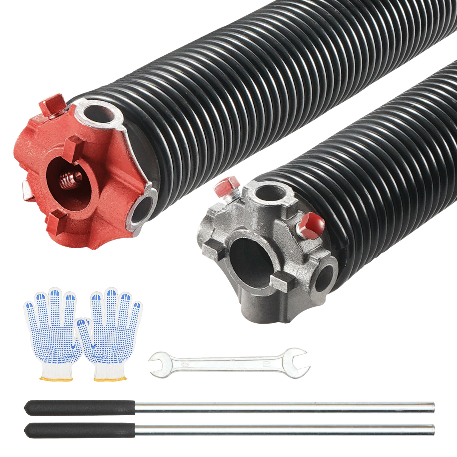 VEVOR Garage Door Torsion Springs Pair of 0.25 x 2 x 30inch with Winding Bars