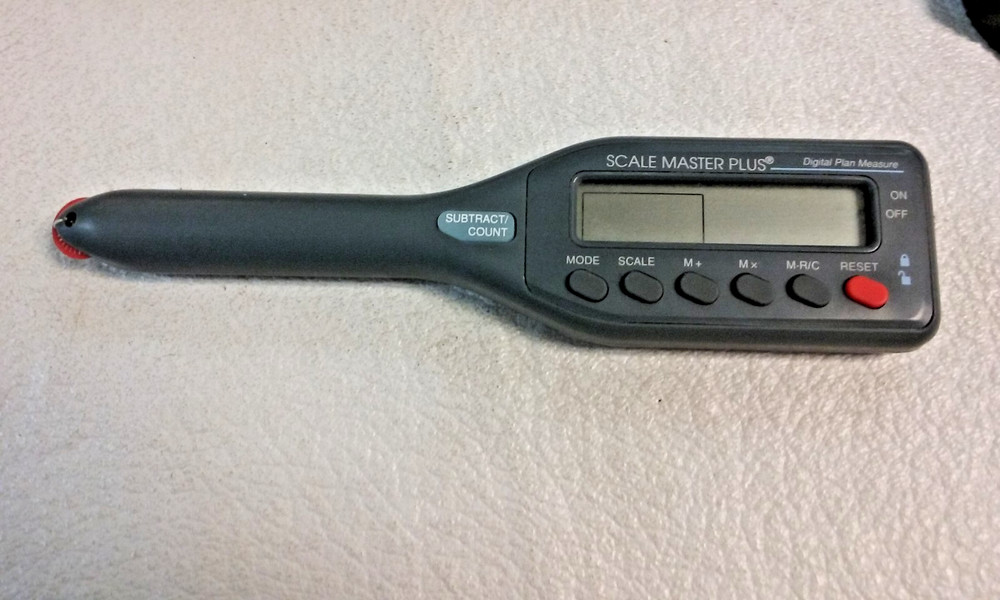 1994 Calculated Industries Scale Master Plus Digital Plan Measure w Manual & Box