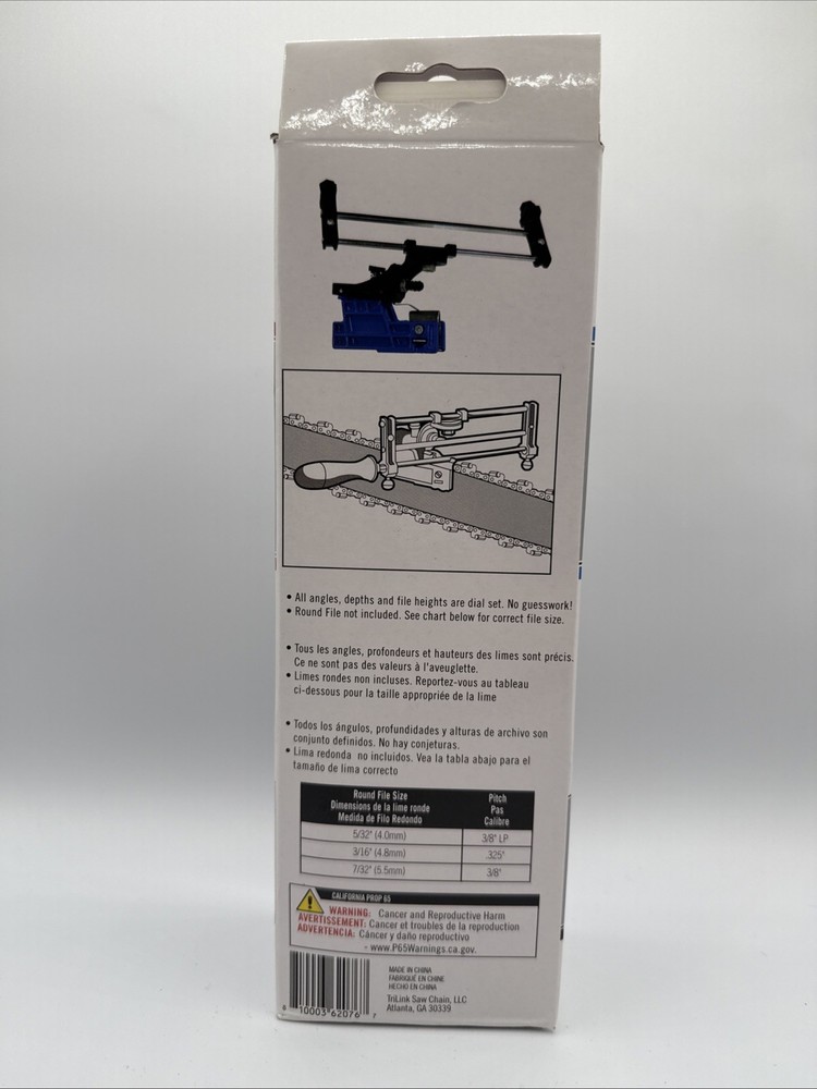 BAR MOUNTED CHAINSAW SHARPENER TriLink BMS2000TK New!