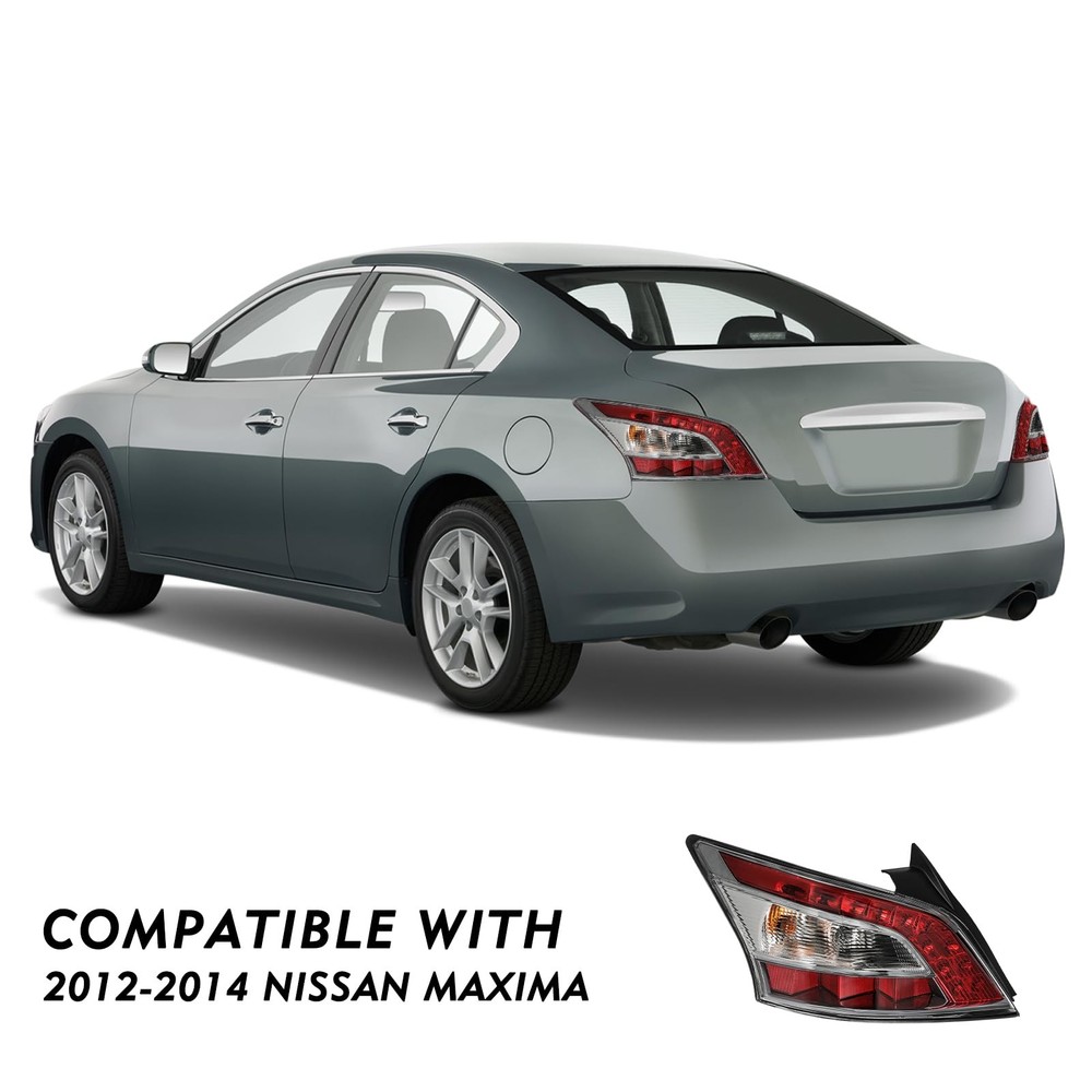 Tail Light Assembly for 2012-2014 Maxima Left Driver Right Passenger Side