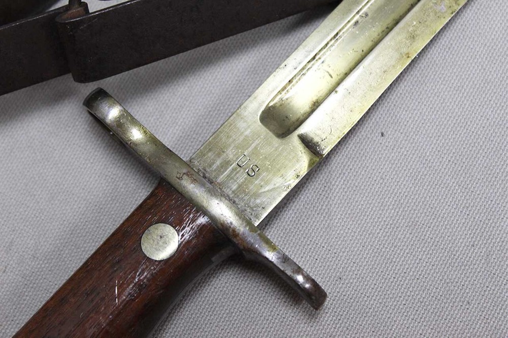 US M1892 Krag Bayonet Dated 1897 . DWU1085