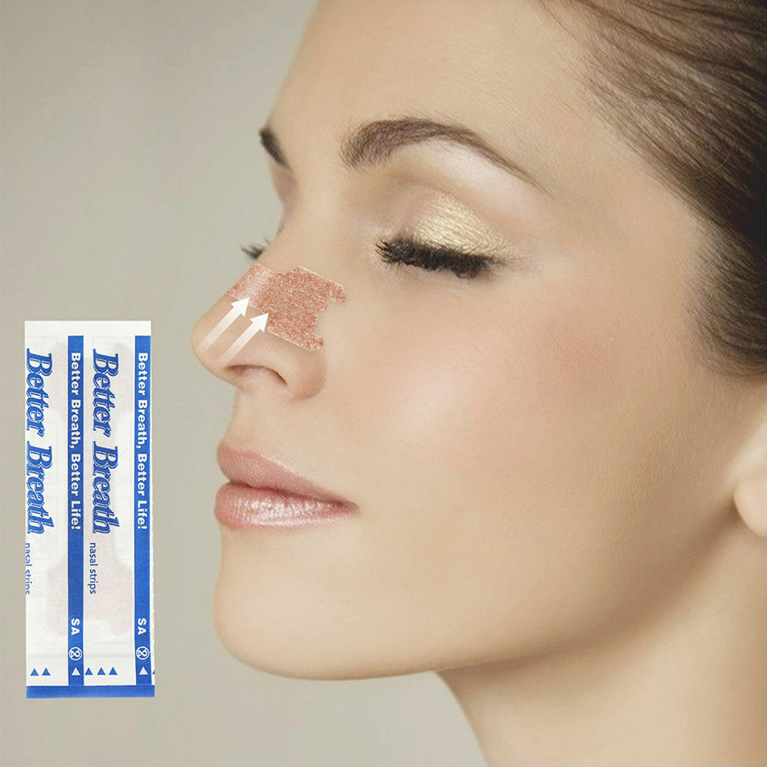 10-1000pcs Nasal Strips Breathe Better Anti Snoring Sleep Right Aid Stop Snore