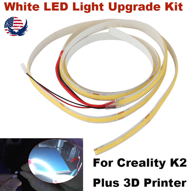 For Creality K2 Plus 3D Printer LED Light Upgrade Kit Strip Light Plug and Play