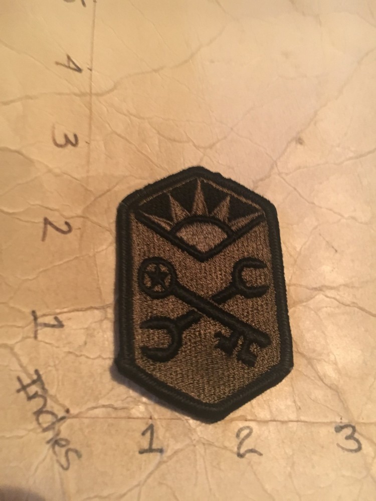 US Army Advanced Weapons Support Command m/e subdued patch 10/9/25