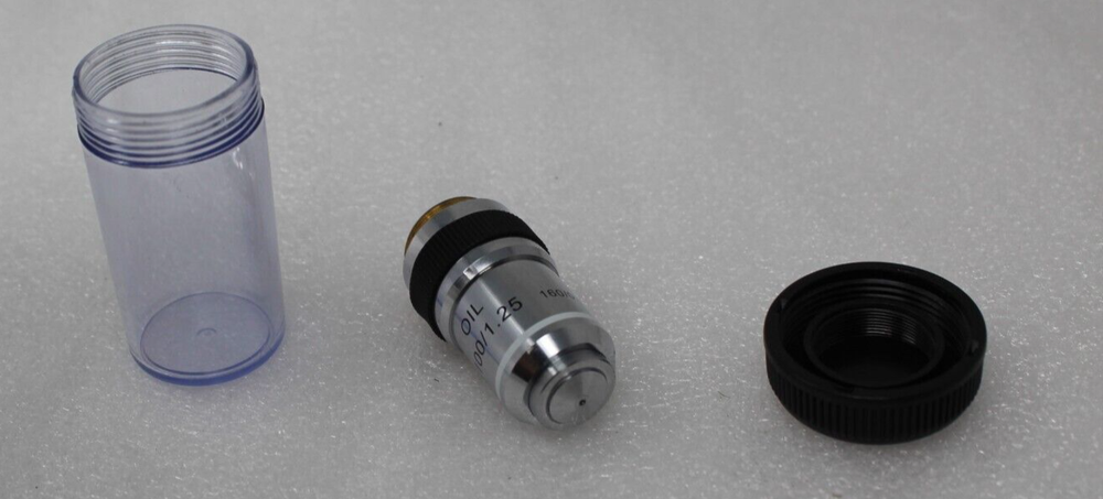 NEW AMSCOPE FLUOR 101/1.25 160/0.17 Microscope Objective Lens