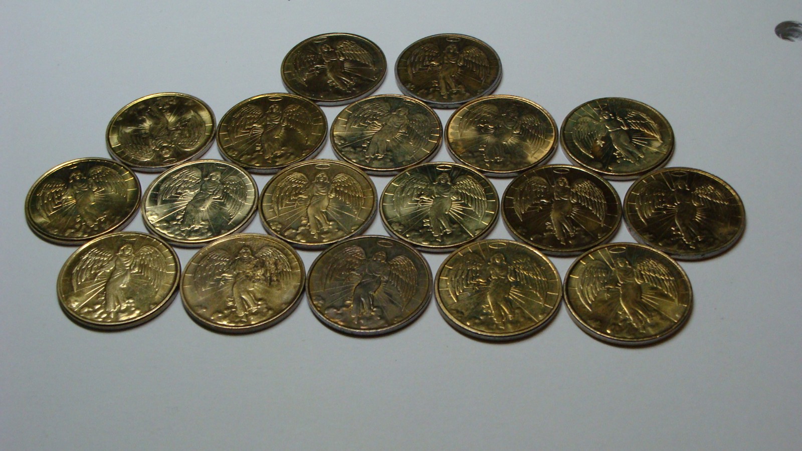 Guardian Angel token for luck and protection.