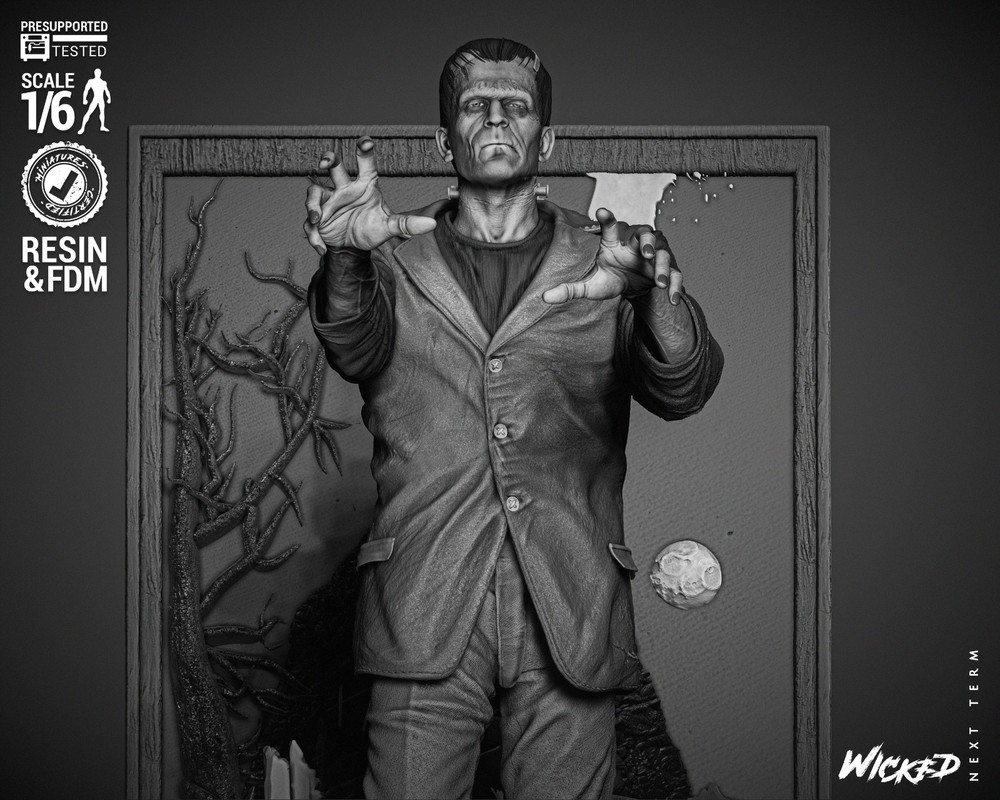 Frankenstein model kit unassembled unpainted see Description