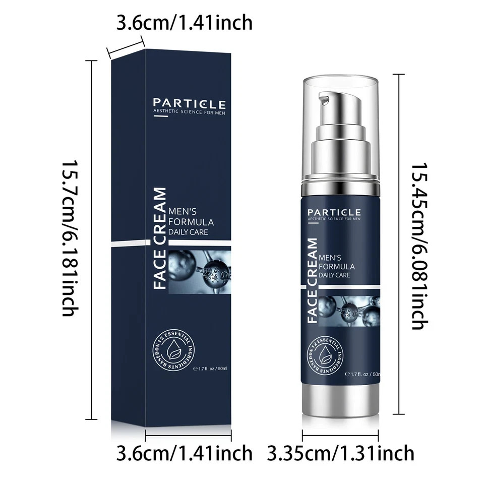 Particle Face Cream For Men 6 In 1 Anti Aging Cream Fights Eye Bags Dark Spots