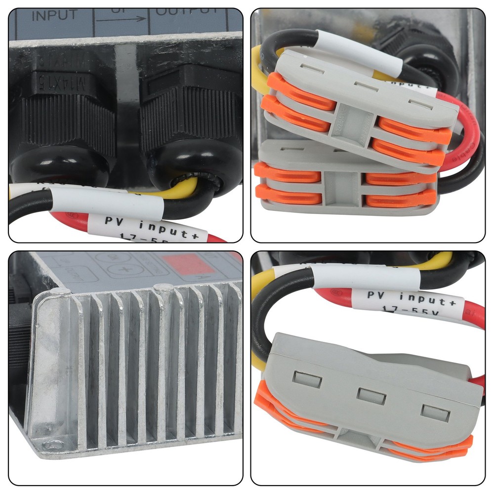 Solar Battery Charge Controller Boost MPPT Voltage Adjustable 400W 24‑85V