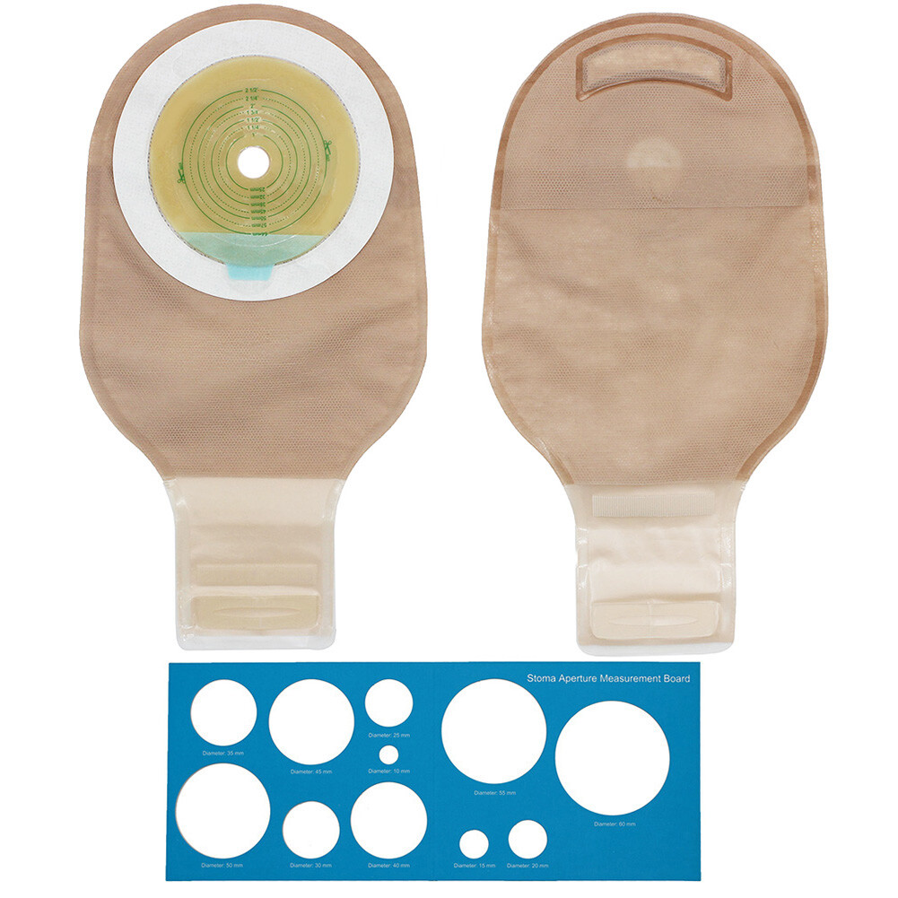 Colostomy Bags Ostomy Supplies One-Piece Drainable Ostomy Pouch for Ileostomy
