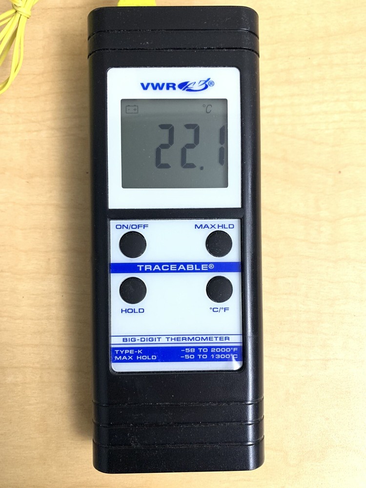 VWR® Traceable® Big-Digit Type-K Thermometer 89094-740