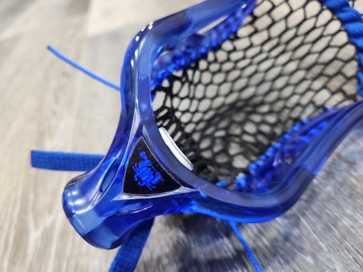 Attack Pocket: New ECD ION Sapphire Blue Soft Mesh Head Lacrosse LAX HERO 4.0