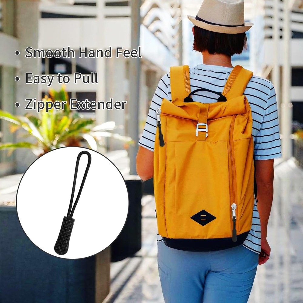 30 pcs Zipper Pull Replacement,Zipper Pulls, Replacement for Jackets,Golf Bag,Pu