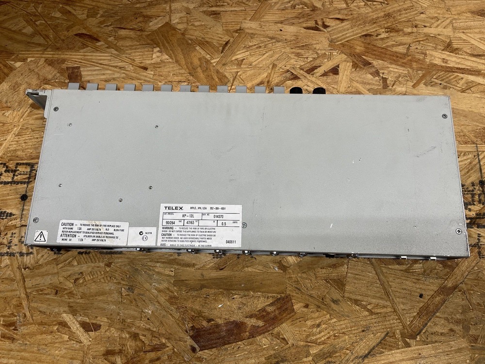 UNTESTED RTS Telex KP-12L 12 Position Key Panel Intercom System