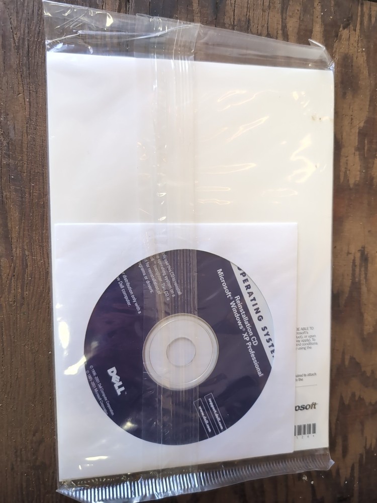 Dell Reinstallation CD Win XP Pro- CD ONLY  Sealed No Key