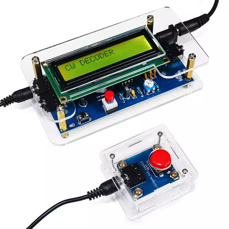 CW Trainer Morse Code Decoder Keyer Interpreter DIY Electronic Component Kit SET