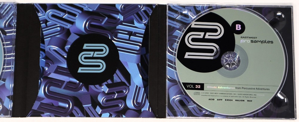 East West Pro Samples 32 Ethnic Adventures Sample/Sound Library/Sampling 2 CD
