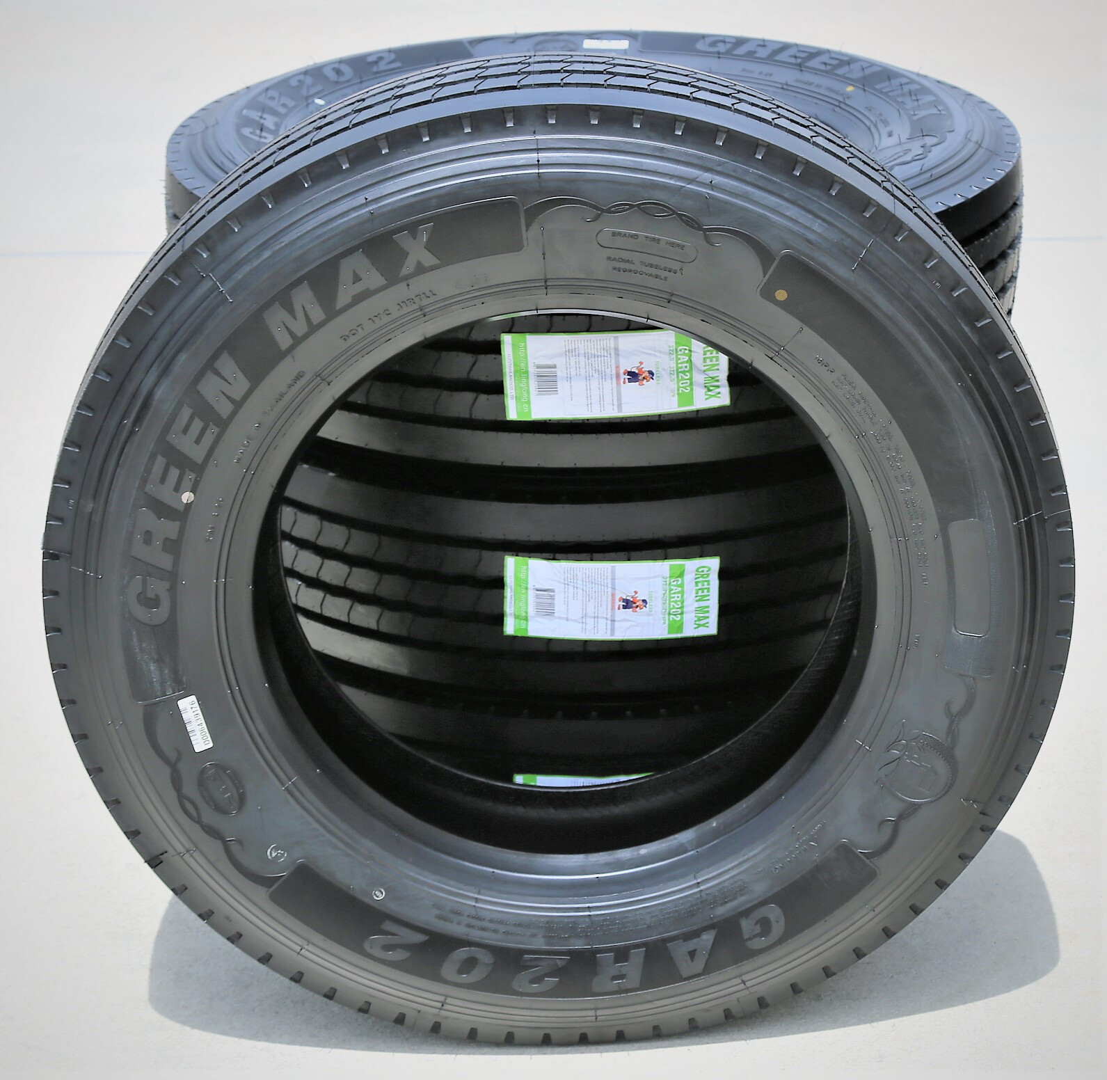 2 Tires Green Max GAR202 225/70R19.5 Load G 14 Ply All Position Commercial