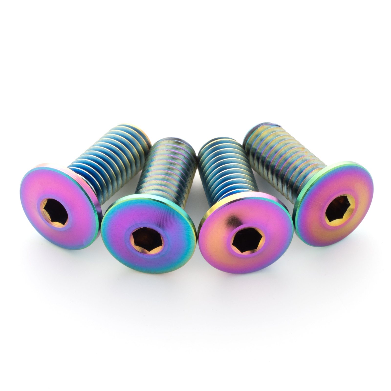 Oil Slick Ultra-Low Profile Superlight Titanium Bottle Cage Bolts by Terske