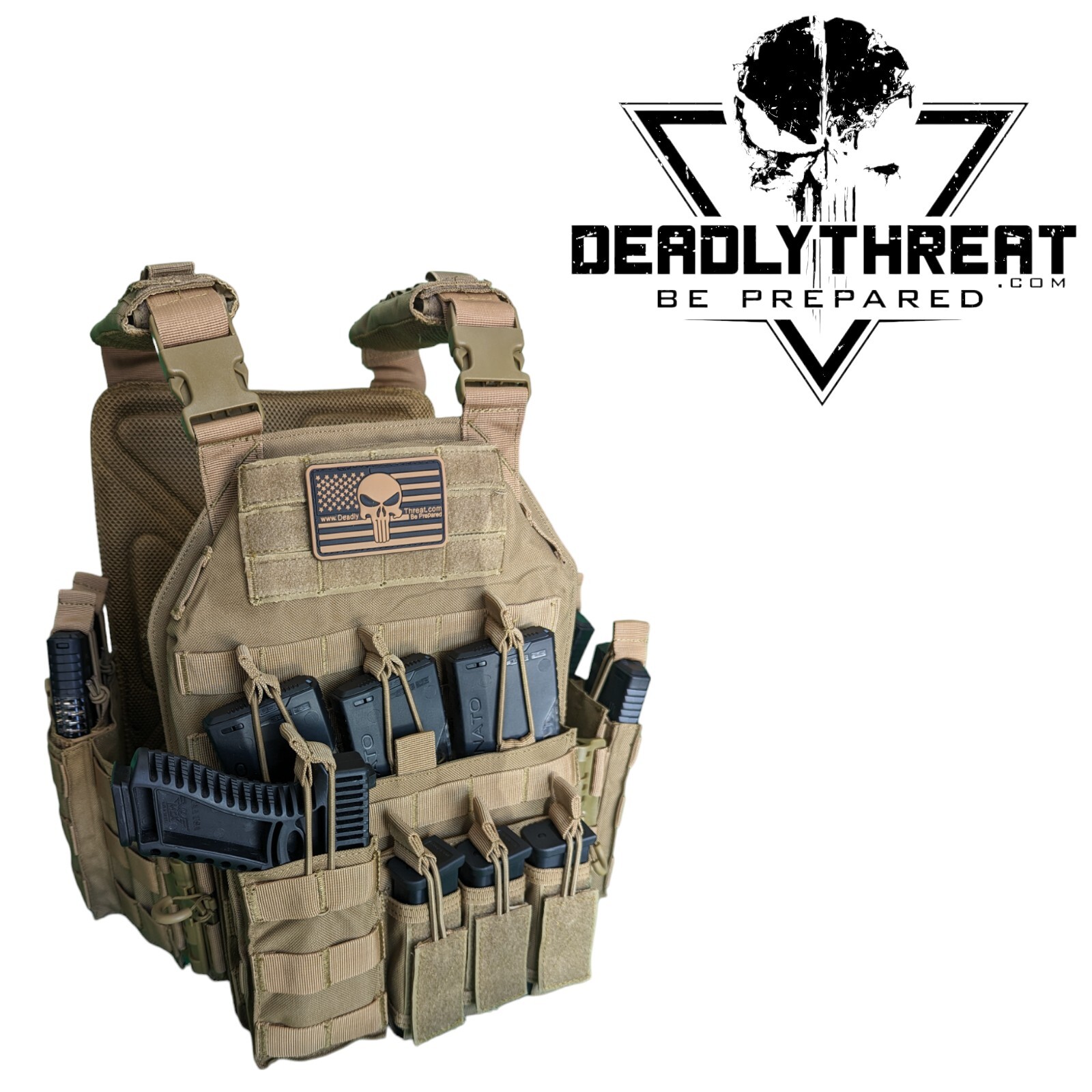 Urban Assault Desert Fox Tactical Vest Plate Carrier