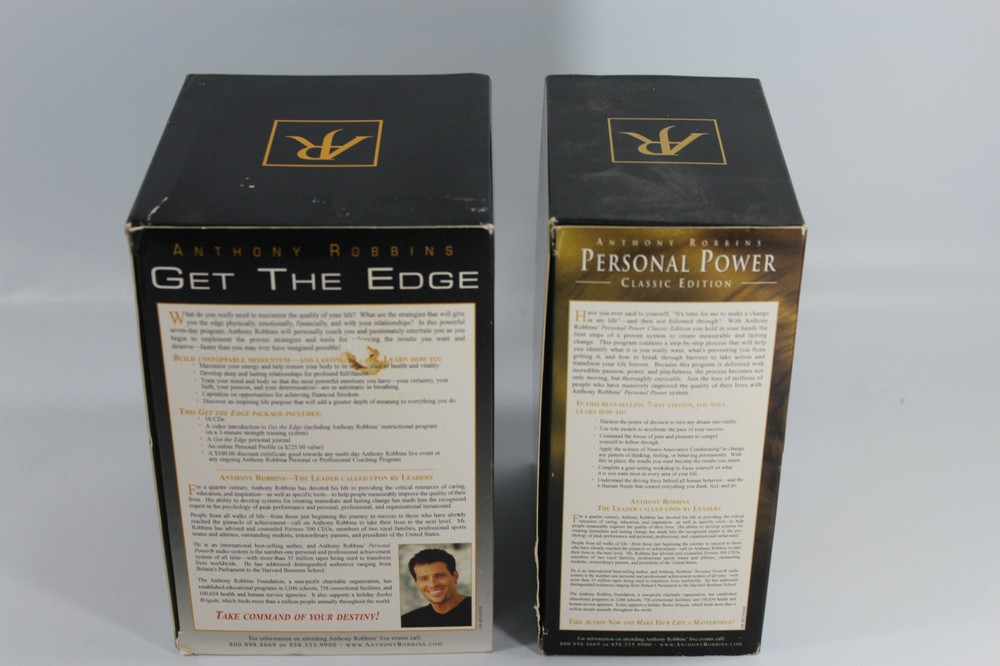 Anthony Robbins Get The Edge & Personal Power Audo cds Missing 1 CD