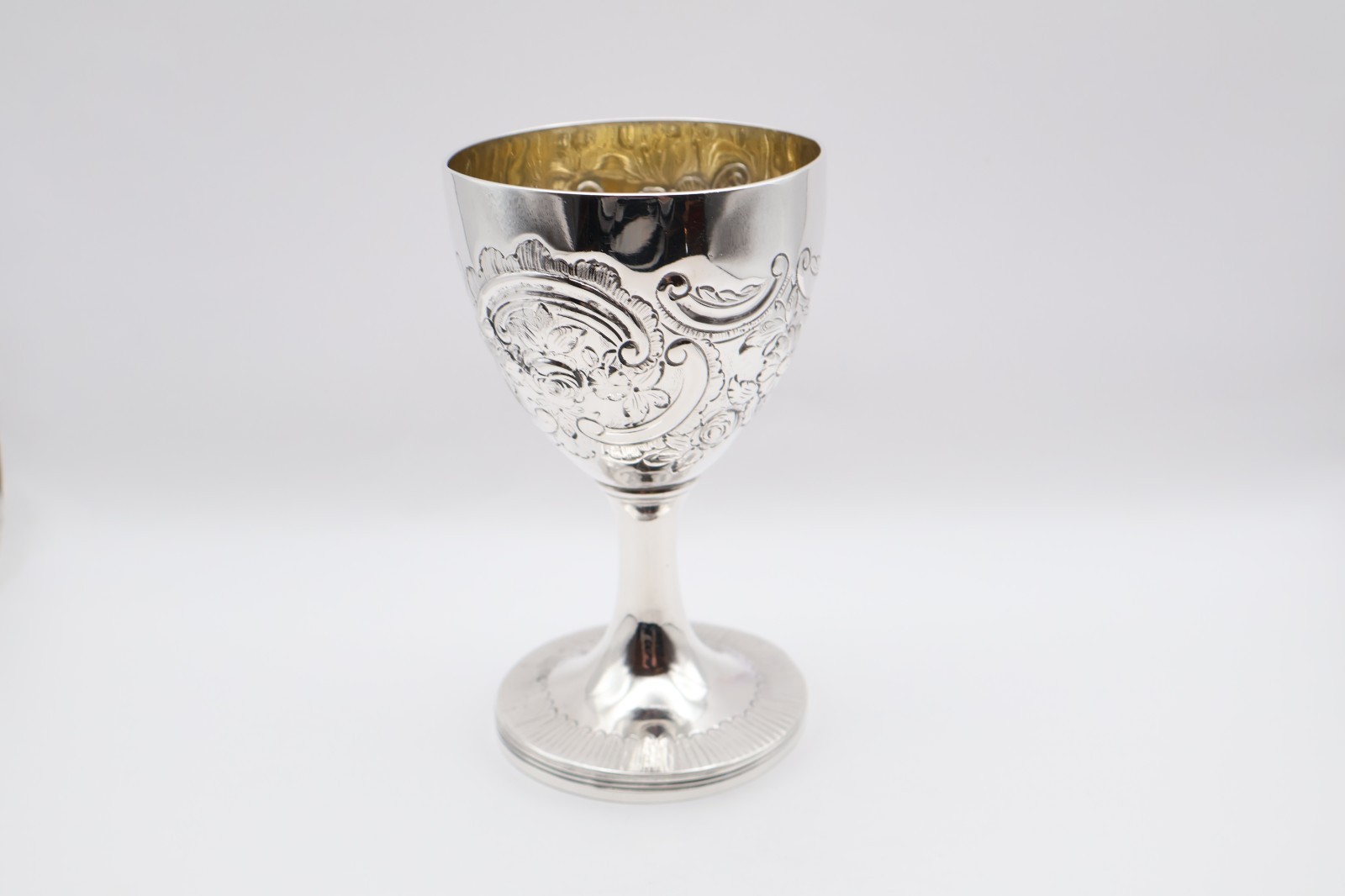 Fabulous Antique Georgian Solid Silver Goblet Hallmarked London 1796
