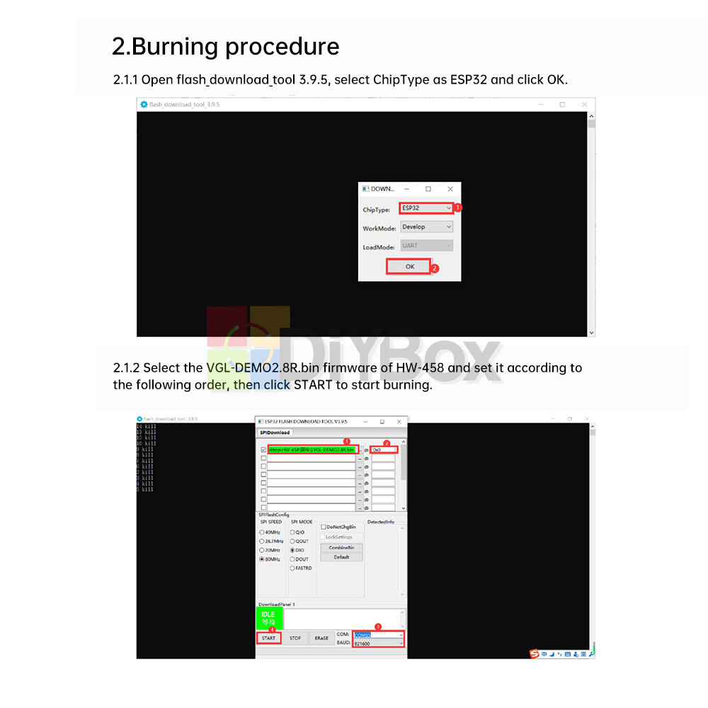 ESP32 WiFi Bluetooth Development Board 2.8in LCD TFT Touch Screen Module 240*320
