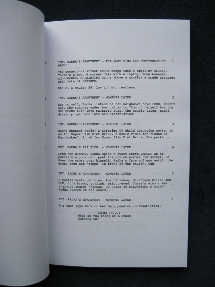 THE FORTY-YEAR-OLD VERSION - OSCAR CONSIDERATION SCRIPT - PB, 1st Edition